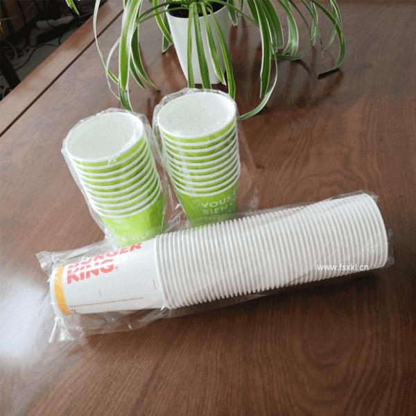 Paper cup container packaging