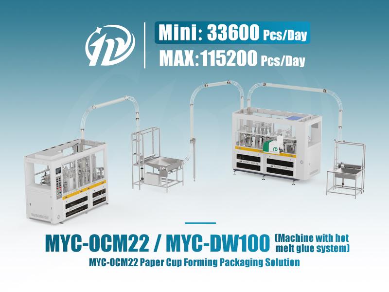 MYC-OCM22 纸杯机连接 MYC-DW100 纸杯套筒机器与热熔胶箱生产线目录