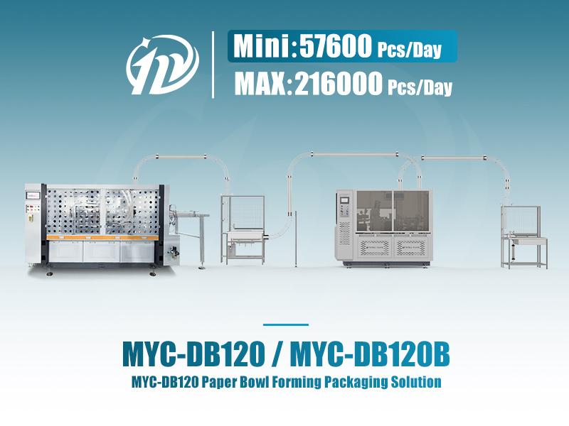 MYC-DB120 纸碗成型机配 MYC-DW120B 双壁纸碗机生产线目录