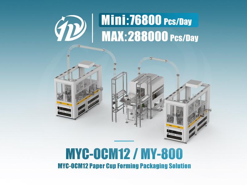 两台 MYC-OCM12 智能型纸杯机配 MY-800 包装机生产线目录