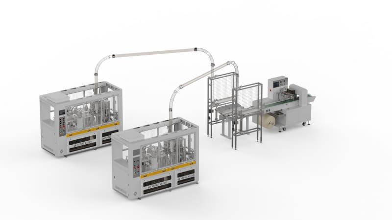 Two MYC-OCM12 Paper Cup Machines with